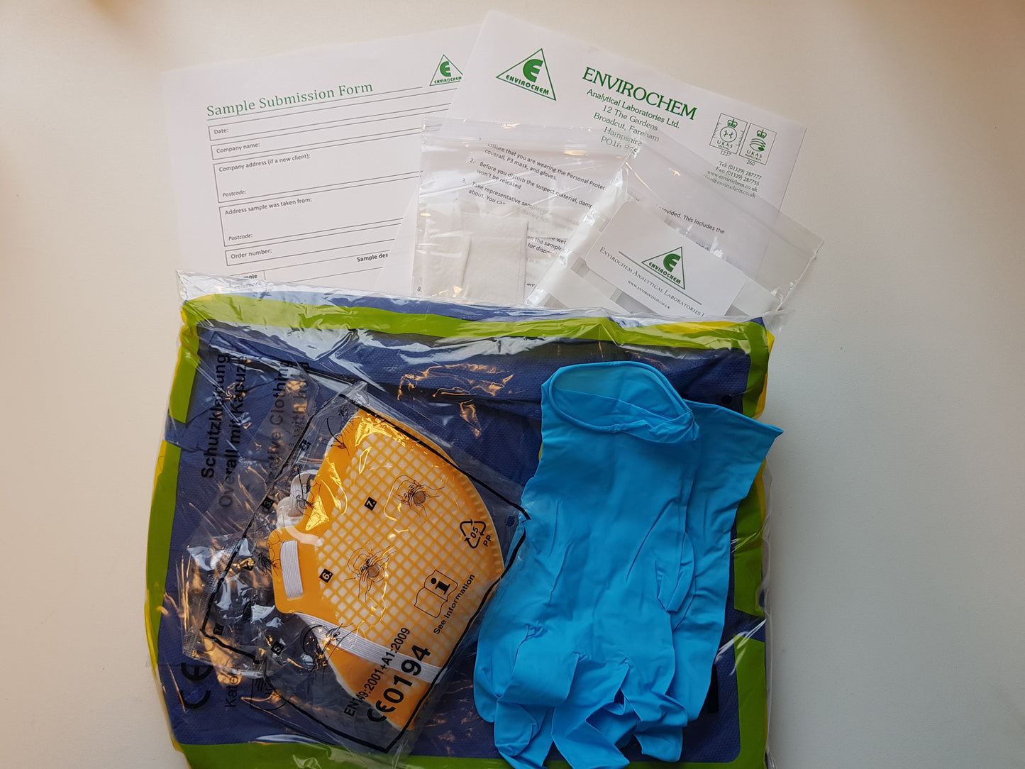 Asbestos Self-sampling and Analysis Kits