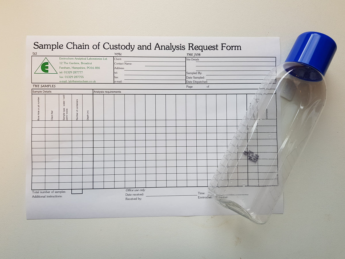 Legionella Testing Form Legionella Testing and Analysis Kits – Envirochem Analytical ...